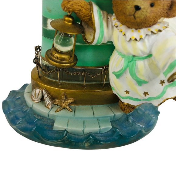 May Peace Light Your Path Figurine Bearers of Light Collection Bear Lighthouse - Picture 5 of 11